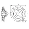 Корпус с подшипником RFE 45 INA
