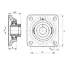 Корпус с подшипником RCJO 60 INA
