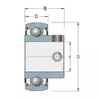 Підшипник YA 100 RRB Timken