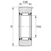 Підшипник RNA 22/8 X 2RSR INA