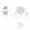 Корпус із підшипником SY 45 LF SKF