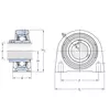 Корпус с подшипником SYF 20 TF SKF