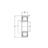 Подшипник NU 208 EJS NSK