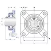 Корпус с подшипником FYWK 30 YTH SKF