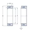 Підшипник NNU 4984 B/SPC3W33 SKF