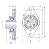 Корпус із підшипником FYTB 50 TF SKF