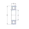Підшипник 61915 SKF