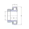 Підшипник YET 203-010 SKF