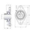 Корпус с подшипником FYTB 35 WF SKF