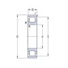 Підшипник N 318 ECP/C3 SKF