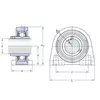 Корпус із підшипником SYFJ 25 TF SKF