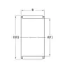 Підшипник K 12x16x13 TN SKF
