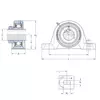 Корпус із підшипником SY 40 FM SKF