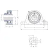 Корпус із підшипником SY 40 FM SKF