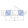 Подшипник GX 70 F SKF