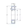 Підшипник NJ 216 ECML/C3 SKF
