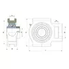 Корпус с подшипником TU 1 TF SKF