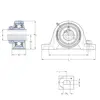 Корпус із підшипником SY 35 WF SKF