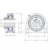 Корпус с подшипником SYF 25 FM SKF