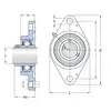 Корпус с подшипником FYTB 15 TF SKF