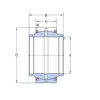 Підшипник GEM 50 ES-2RS SKF