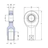 Підшипник SI 8 C SKF