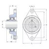 Корпус із підшипником FYT 3/4 TF SKF