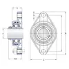 Корпус с подшипником FYTBK 30 TR SKF