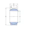 Підшипник GE 25 C SKF