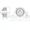 Корпус із підшипником SYJ 35 KF SKF