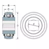 Подшипник GW 209 PPB8 Timken