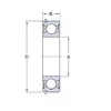 Подшипник 6006 2RS1NR SKF