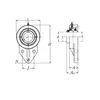 Корпус із підшипником UCFH 206 D1 NSK