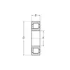 Подшипник NJ 214 EJS NSK