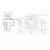 Корпус с подшипником UCFL 210 NTE