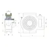Корпус із підшипником TU 55 TF SKF