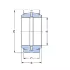 Підшипник 50 (GE 50 ES) NTE