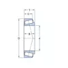 Подшипник JLM 104948/10 NTE