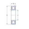 Підшипник 6202 2RSL SKF