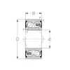 Підшипник 3306 B 2RS TV NKE