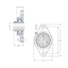 Корпус із підшипником FYTB 40 TF SKF