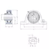 Корпус із підшипником SY 50 TR SKF