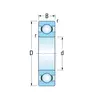 Подшипник 70-180500 (62200 2RS C3) KINEX