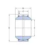 Підшипник GEH 60 ES 2RS SKF