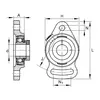 Корпус с подшипником PSFT 30 INA