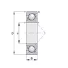 Подшипник 7307 B TVP UA FAG
