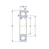 Підшипник NJ 212 ECP SKF