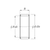 Подшипник K 25x32x16 M2M4 JTEKT (Koyo)