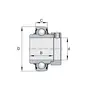 Подшипник GE 45 KRRB INA