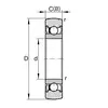 Подшипник LR 608 2RSR-HLC INA